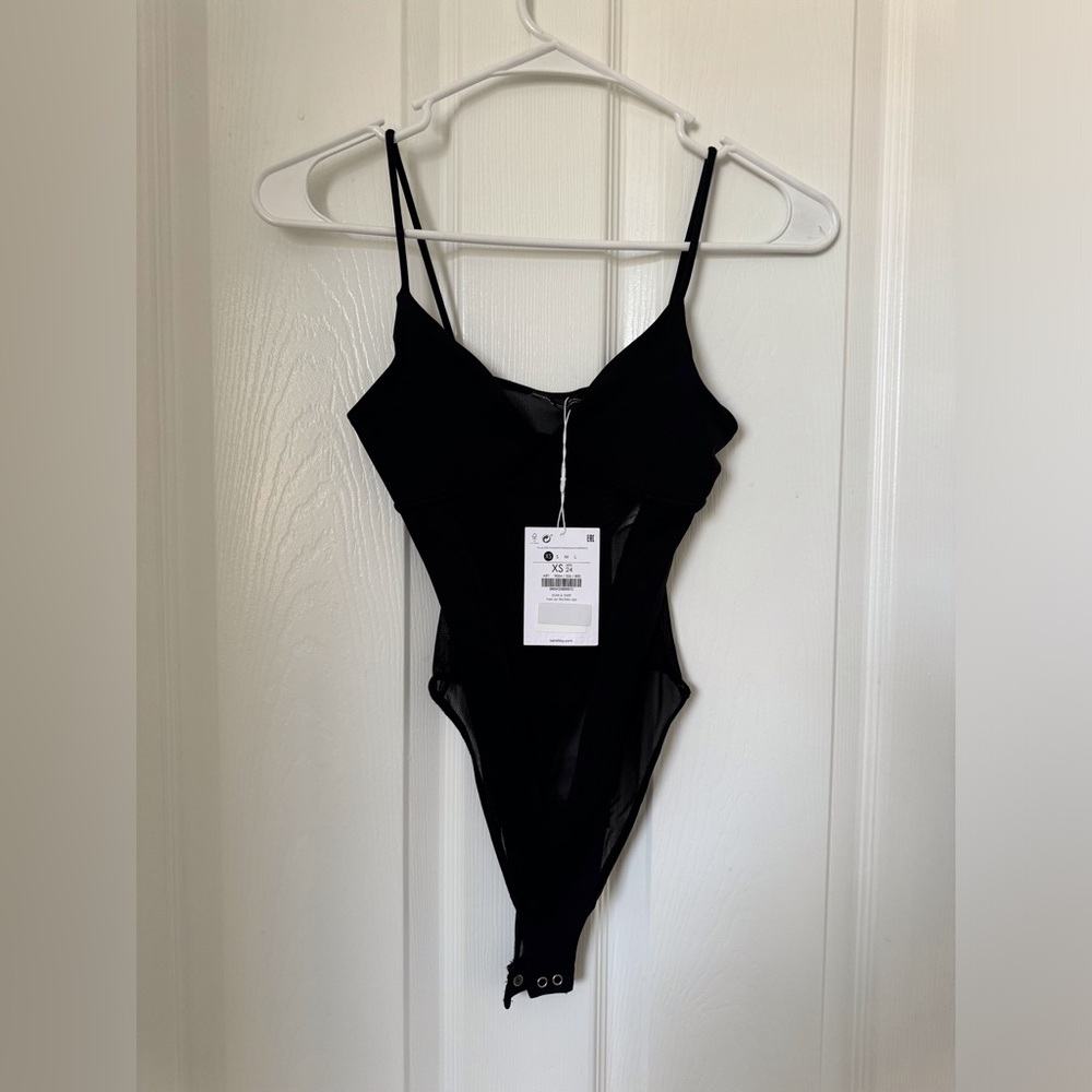 Bershka sheer bodysuit